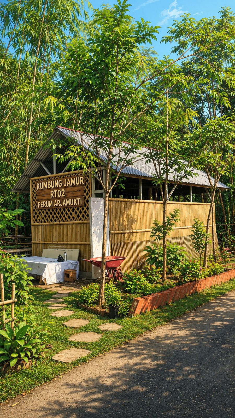 pembangunan lumbung Jamur